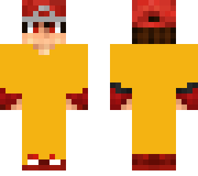 pokemon trainer red in jump suit