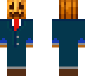 pumpkin in a suit