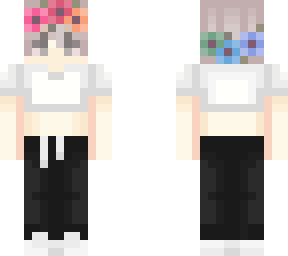 rainbow flower crown :)