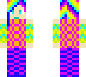 rainbow neon girl- one shade, a million colours
