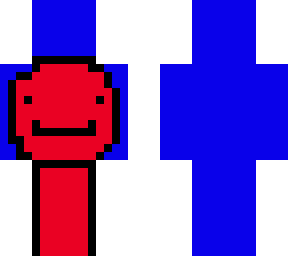 red and blue drean