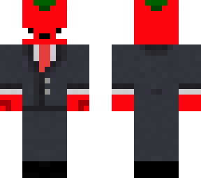 tomato in a suit