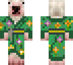 walter in a kimono (green)