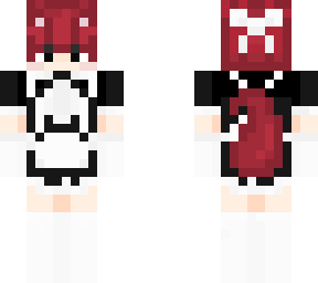 wolf boy in maid outfit