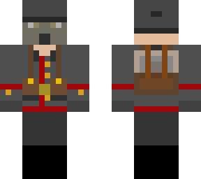 ww1 german soldier w/ gasmask