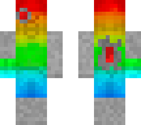 bionic/robotic rainbow steve