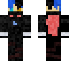 blue and black