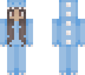 blue dinosaur girl