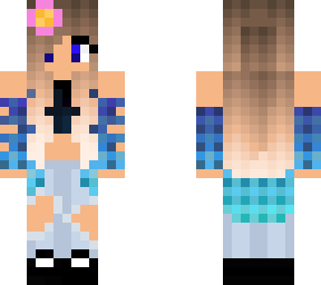 blue girl