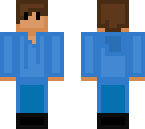 blue hoodie