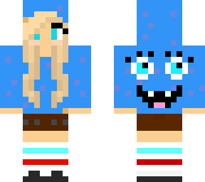 blue spongebob girl