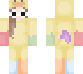 duck onesie with gogy goggles