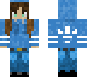 girl with blue adidas hoody