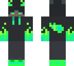 green fire suit