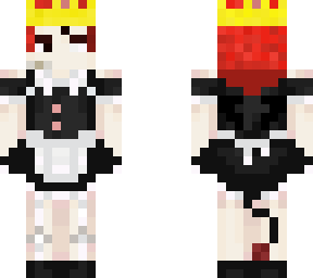 lynn// @xo_.jakob._ox 's oc in a maiddress