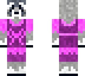 mapache con vestidito