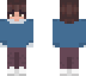 me with shorter hair and blue sweatshirt