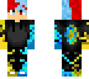 pokmon electric vs water with fire/ice hair