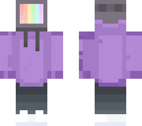 purple tv head