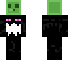 realistic slime on angry enderman