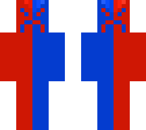 red and blue