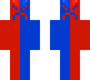 red and blue finished