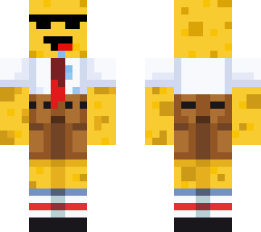 sponge bob with glasses