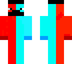 the masked ice and fire demon