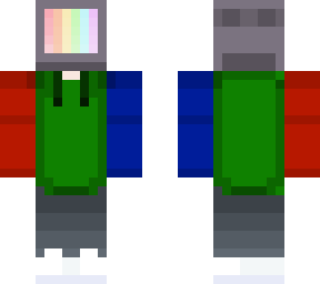 tri color hoodie