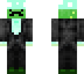 turtle in a suit with a shroom hat
