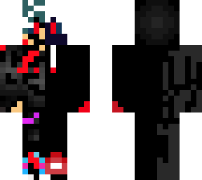 two faced boy (half demon)