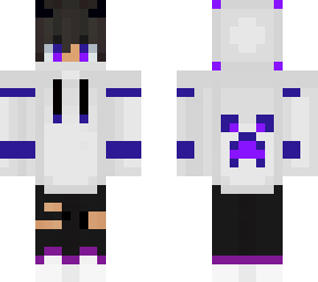 white and purple guy