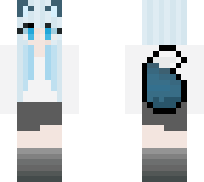 wolf girl (blue)