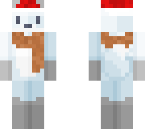 xmas fox santa hat