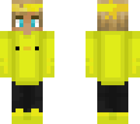 yellow duck hoodie skin with headband