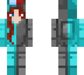 among us hoodie cyan cyborg
