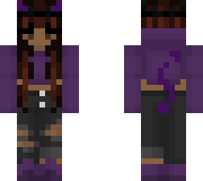 black girl purple devil