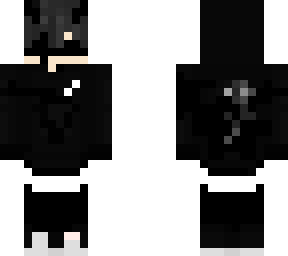 black/white demon emo