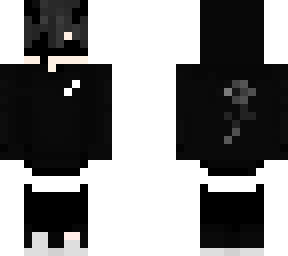black/white demon emo,blindfold
