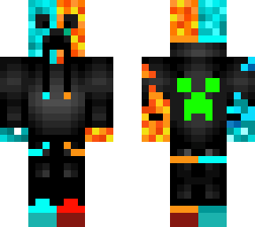 blue and red skin