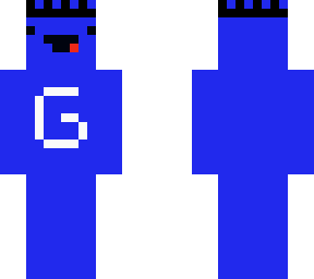 blue derp with crown