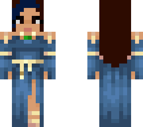 blue dress!