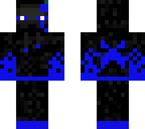 blue ender man creeper
