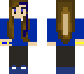 blue girl