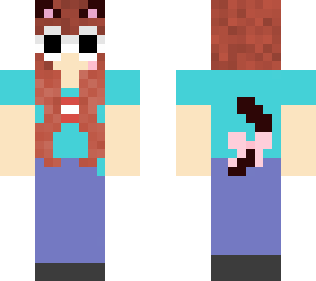 brown hair cat girl georgenotfound