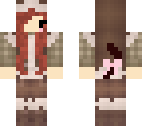 brown hair cat girl snowchester