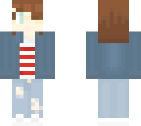brown haired girl w/ jacket