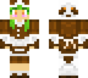 christmas\brown panda maid