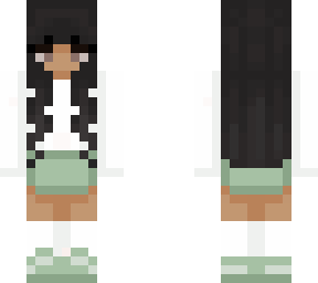 cute green girl
