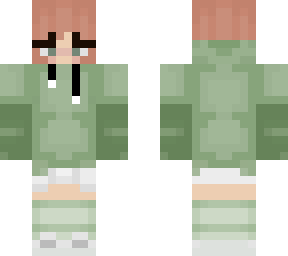 cute green girl